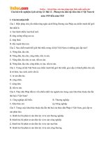 cau hoi trac nghiem lich su lop 12 bai 12