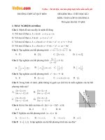 de kiem tra 1 tiet hoc ki 2 mon toan lop 10 truong thpt le quy don quang binh nam hoc 2016 2017