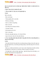 giai bai tap sgk dia ly lop 9 bai 13 vai tro dac diem phat trien va phan bo cua dich vu