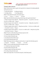 cau hoi trac nghiem sinh hoc lop 12 chuong quan xa sinh vat