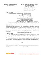 de thi hsg vong 2 mon ngu van lop 9 tp hai duong