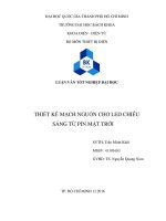LVTN_Thiet ke mach nguon cho LED chieu sang tu Pin Mat Troi