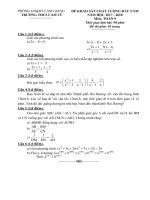 de thi kscl dau nam toan 9 thcs tan vu 2017 2018