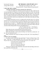 de thi kscl lan 2 mon van lop 10 nam 2015 2016 truong thpt lien son vinh phuc