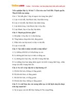 trac nghiem dia ly 10 bai 7 cau truc cua trai dat thach quyen thuyet kien tao mang