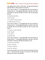 trac nghiem dia li 10 bai 4 thuc hanh xac dinh mot so phuong phap bieu hien cac doi tuong dia ly tren ban do