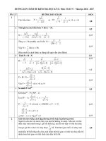 ban huong dan cham de kiem tra hoc ki 2 mon toan lop 9 truong thcs giang vo nam hoc 2016 2017