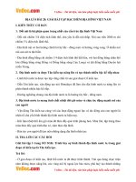 giai bai tap sgk dia ly lop 8 bai 28 dac diem dia hinh viet nam