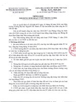 Thông báo nội dung sinh hoạt CVHT tháng 11 năm 2016 – Phòng Công tác Sinh viên noi dung sh