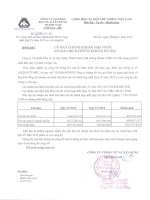 Giai trinh chenh lech LNST quy 4 hop nhat