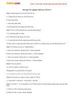 trac nghiem sinh hoc 10 bai 13