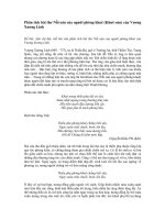 phan tich bai tho noi oan cua nguoi phong khue khue oan cua vuong xuong linh