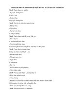 nhung cau hoi trac nghiem truyen ngan hai dua tre cua nha van thach lam