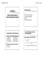 Bài giảng Xác suất thông kêĐại học Bách Khoa Tp. Hồ Chí MinhChương 9: Thuyết chuỗi tuần tự theo thời gian và dự báo