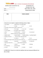 de thi hoc ky 2 mon tieng anh lop 8 truong thcs tao duong van ha noi nam hoc 2015 2016