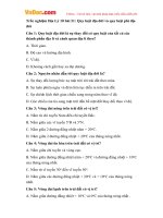 trac nghiem dia ly 10 bai 21 quy luat dia doi va quy luat phi dia doi