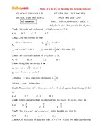 de kiem tra 1 tiet hk1 mon toan luong giac lop 11 truong thpt ngo gia tu dak lak nam hoc 2016 2017