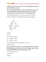 giai bai tap toan 11 chuong 2 bai 2 hai duong thang cheo nhau va hai duong thang song song