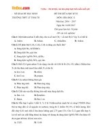 de thi giua hk2 mon hoa hoc lop 11 truong thpt ly thai to bac ninh nam hoc 2016 2017
