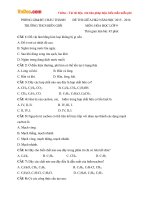 de thi giua hk2 mon hoa hoc lop 9 truong thcs bien gioi tay ninh nam hoc 2015 2016