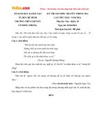 de thi hsg mon ngu van lop 10 truong thpt chuyen le hong phong nam 2015 2016