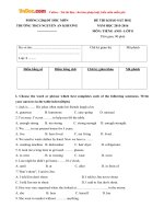 de thi chon hoc sinh gioi mon tieng anh lop 8 truong thcs nguyen an khuong tp ho chi minh nam hoc 2015 2016