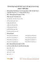 giai bai tap trang 169 sgk toan 2 on tap ve cac so trong pham vi 1000