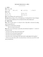 bai tap cuoi tuan lop 2 tuan 15 16