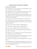 bai tap toan lop 5 nhan chia so thap phan