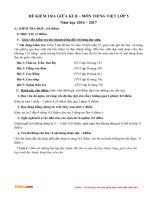 de thi giua hoc ki 2 mon tieng viet lop 5 truong TH An Nong nam 2016 2017