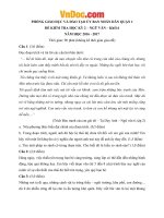 De kiem tra hoc ki 2 mon Ngu van lop 6 nam hoc 2016 2017