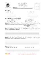 bai tap cuoi tuan cho HSG lop 3 tuan 3 4