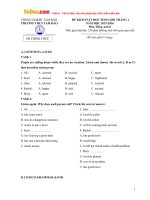 de thi chon hoc sinh gioi mon tieng anh lop 8 truong thcs tam dao vinh phuc nam hoc 2015 2016