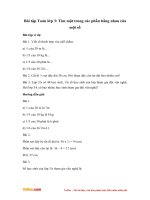 bai tap toan 3 tim mot trong cac phan bang nhau cua mot so