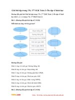 giai bai tap trang 176 177 sgk toan 2 on tap ve hinh hoc