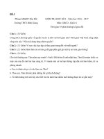 bo de thi hoc ki 2 mon giao duc cong dan lop 6