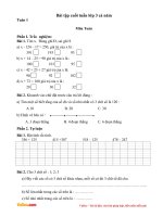 bai tap cuoi tuan lop 3 ca nam