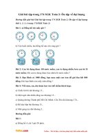 giai bai tap trang 174 sgk toan 2 on tap ve dai luong