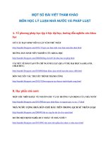 nmt danh muc tai lieu tham khao mon hoc gui k59lkd