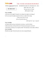 de thi hk1 mon ngu van lop 7 phong gd dt binh giang hai duong nam hoc 2015 2016