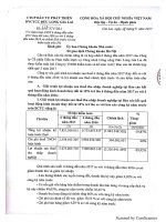 Giải trình nội dung liên quan đến BCTC bán niên năm 2017 đã được soát xét