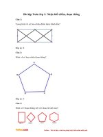 bai tap toan lop 1 nhan biet diem doan thang