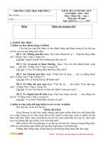 de thi hoc ki 2 mon tieng viet lop 2 truong TH phuong 1 nam hoc 2016 2017