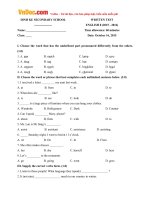 de thi hoc sinh gioi mon tieng anh lop 8 truong thcs dinh ke bac giang nam hoc 2015 2016