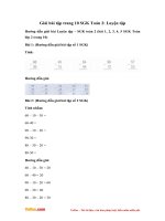 giai bai tap trang 10 sgk toan 2 luyen tap