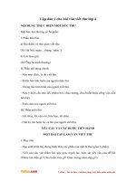 lap dan y cho bai van viet thu lop 4