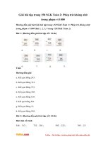 giai bai tap trang 158 sgk toan 2 phep tru trong pham vi 1000