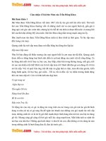 van mau lop 6 cam nhan ve bai tho mua cua tran dang khoa