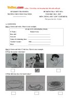 de kiem tra 1 tiet so 4 mon tieng anh lop 7 thi diem truong thcs tran mai ninh thanh hoa nam hoc 2014 2015