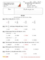 de thi giua hoc ki 1 mon toan lop 5 truong tieu hoc tran thoi nam 2017 2018